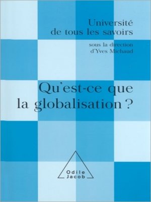cover image of Qu'est-ce que la globalisation ?